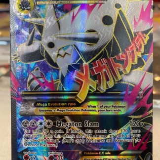 2015 Pokemon M Aggron EX Full Art XY Primal Clash 154 of 160 Holo Moderately Played