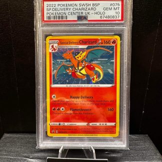 2022 Pokemon Special Delivery Charizard  Pokemon Center UK #075 Holo PSA 10 Gem Mint