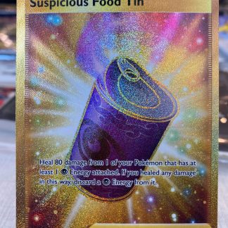 2020 Pokemon Suspicious Food Tin Trainer Champion's Path 80 of 73 Holo Mint