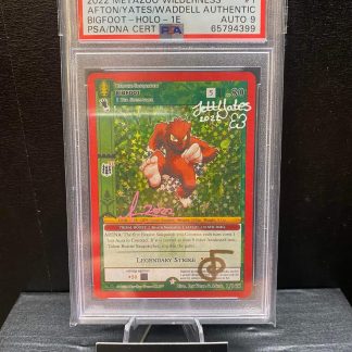 2022 1st Edition Metazoo Bigfoot Wilderness Afton Yates Waddell Authentic #1 PSA Auto 9