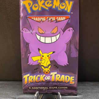 2022 Pokemon Gengar Trick or Trade 3 Card Booster Pack Sealed