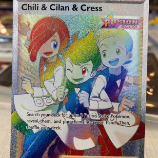 2021 Pokemon Chili & Cilan & Cress Fusion Strike 273 of 264 Rainbow Holo Mint