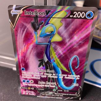2021 Pokemon Inteleon V Full Art Rebel Clash 180 of 192 Holo Mint