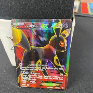 2016 Pokemon Umbreon EX Full Art XY Fates Collide 119 of 124 Holo Moderately Played