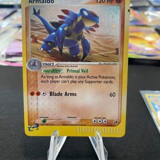 2003 Pokemon Armaldo EX Sandstorm 1 of 100 Holo eReader Near Mint
