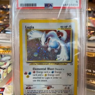 2000 Pokemon Lugia Neo Genesis #9 Holo PSA 5 Excellent