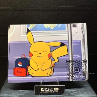 2022 Jwong Boutique Pikachu Sleeping On NYC MTA Train Sticker
