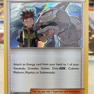 2019 Pokemon Brock's Training Hidden Fates 55 of 68 Holo Mint