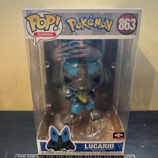 2021 Funko Pop Games Pokemon Lucario Jumbo #863 Sealed