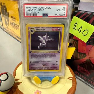 1999 1st Edition Pokemon Haunter Fossil #6 PSA 8 Near Mint/Mint