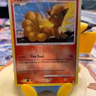 2007 Pokemon Vulpix LV.16 Mysterious Treasures 107 of 123 Reverse Holo Lightly Played