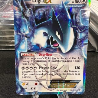 2013 Pokemon Lugia EX Legendary Treasures 102 of 113 Holo Moderately Played