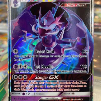 2018 Pokemon Naganadel GX Sun & Moon Promo Holo Mint