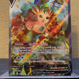 2021 Pokemon Leafeon V Evolving Skies Alternate Art 167 of 203 Holo Mint