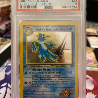 2000 Pokemon 1st Edition Misty's Goldluck Gym Challenge #12 Holo PSA 7 Near Mint