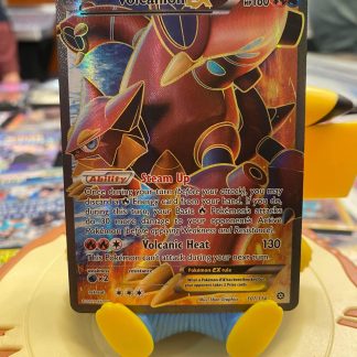 2016 Pokemon Volcanion EX Full Art XY Steam Siege 107 of 114 Holo Mint