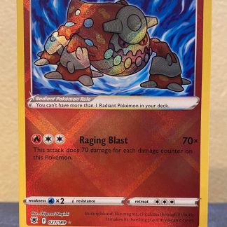 2022 Pokemon Radiant Heatran Astral Radiance 021 of 189 Holo Mint