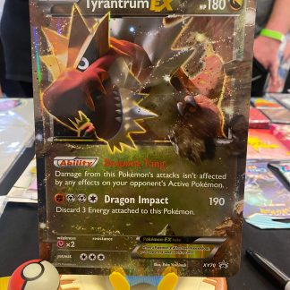 2015 Pokemon Tyrantrum EX Jumbo Cards XY70 Hoo Moderately Played