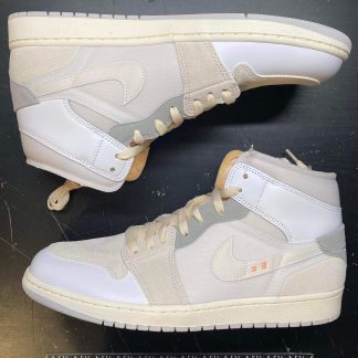 2022 Jordan I Mid SE Craft Inside Out White Grey Men
