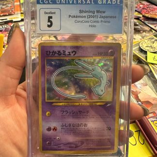 2001 Japanesse Pokemon Shining Mew CoroCoro Comic Promo CGC 5 Excellent
