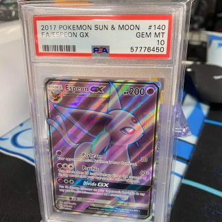 2017 Pokemon Espeon GX Sun & Moon #140 PSA 10 Gem Mint