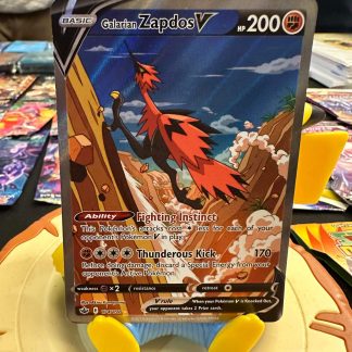 2021 Pokemon Galarian Zapdos V Chilling Reign 174 of 198 Holo Mint