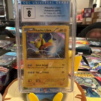 2016 Pokemon Pikachu Libre XY Trainer Kit 30 of 30 Holo CGC 6 Near Mint/Mint