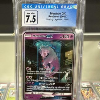 2017 Pokemon Mewtwo GX Shining Legends 78 of 73 CGC 7.5 Near Mint+