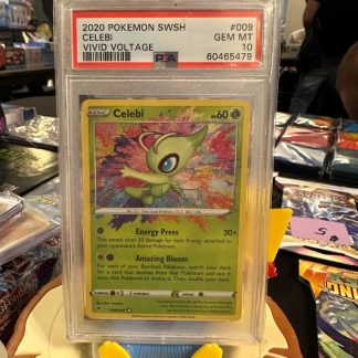 2020 Pokemon Celebi Sword & Shield Vivid Voltage #009 PSA 10 Gem Mint