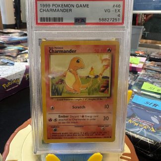 1999 Pokemon Charmander Game #46 PSA 4 Very Good/Excellent