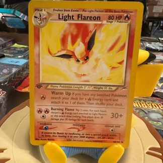 2000 1st Edition Pokemon Light Flareon Neo Destiny 46 of 105 Lightly Played