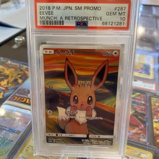 2018 Japanese Pokemon Eevee Munch A Retrospective Sun & Moon Promo #287 PSA 10 Gem Mint