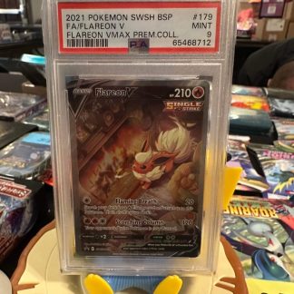 2021 Pokemon Flareon V Sword & Shield Premium Collection #179 PSA 9 Mint