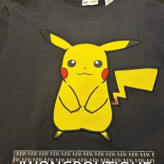 2021 Levis x Pokémon Unisex Crewneck Sweatshirt Black Pikachu