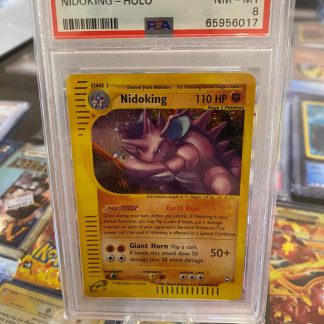 2003 Pokemon Nidoking Aquapolis #H18 Holo PSA 8 Near Mint/Mint