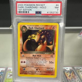 2000 1st Edition Pokemon Dark Charizard #4 Holo PSA 7 Near Mint