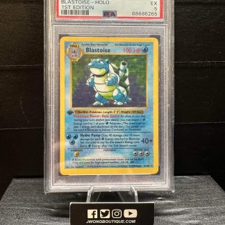 1999 1st Edition Pokemon Blastoise Game #2 Holo PSA 5 Excellent