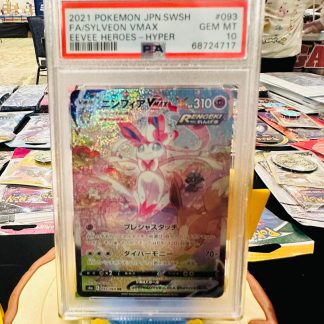 2021 Japanese Pokemon Sylveon Vmax Eevee Heroes #093 PSA 10 Gem Mint