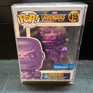 2018 Funko Pop Thanos Marvel Avengers Infinity War Purple Chrome #415 Walmart Exclusive Sealed with Protector