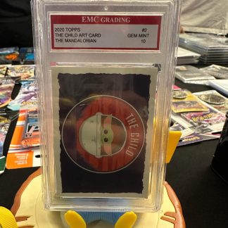 2020 Topps The Child Art Card The Mandalorian #2 EMC Grading 10 Gem Mint