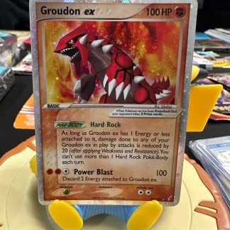 2006 Pokemon Groundon EX Crystal Guardians 93 of 100 Holo Moderately Played