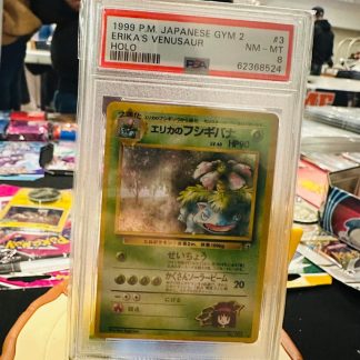 1999 Japanese Pokemon Erika's Venusaur Gym 2 #3 Holo PSA 8 Near Mint/Mint