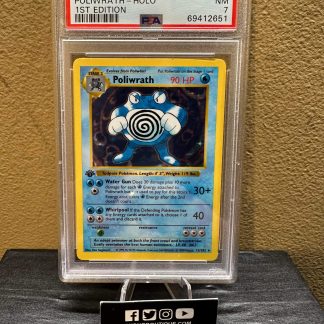 1999 1st Edition Pokemon Poliwrath Game #13 Holo PSA 7 Near Mint