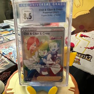 2021 Pokemon Chili & Cilan & Cress Fusion Strike 273 of 264 CGC 8.5 Near Mint/Mint+