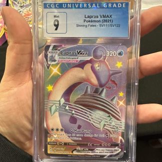 2021 Pokemon Lapras Vmax Shining Fates SV111 of SV122 CGC 9 Mint