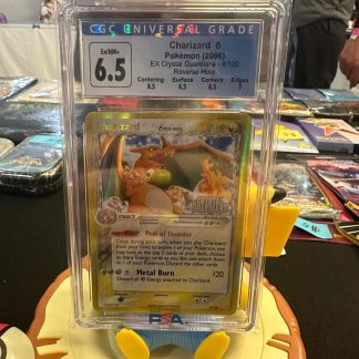 2006 Pokemon EX Charizard Crystal Guardians 4 of 100 Reverse Holo CGC 6.5 Excellent/Mint