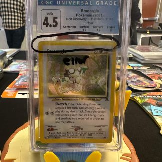 2001 Pokemon Seargle Neo Discovery Unlimited 11 of 75 Holo CGC 4.5 Very Good Error
