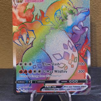 2020 Pokemon Charizard Vmax Champion's Path 074 of 073 Rainbow Holo Mint