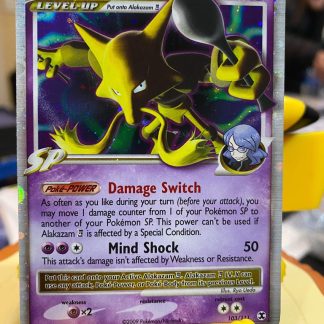 2009 Pokemon Alakazam E4 Lv. X Rising Rivals 103 of 111 Holo Moderately Played