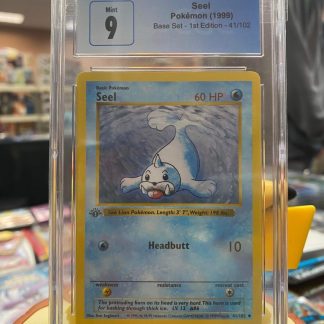 1999 1st Edition Pokemon Seel Base Set 41 of 192 CGC 9 Mint